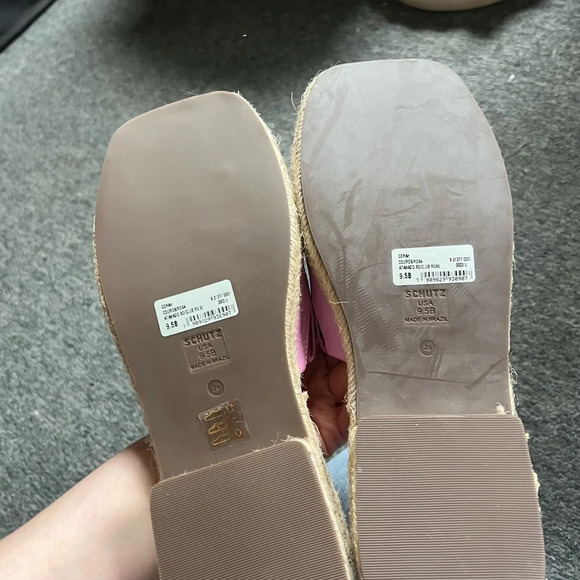 NWOT Schutz Corah Pink Slides Espadrilles, size 9.5 - Picture 4 of 6